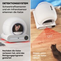 PetSafe ScoopFree Ultra, automatische selbstreinigende Katzentoilette, elektrische Funktion, geruchshemmend, mit Abdeckhaube