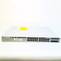 Cisco Catalyst C9200L-24T-4G-E Switch, 24x Gigabit Ports, 4x SFP, inkl. 6x SFP-10G-SR-S Module