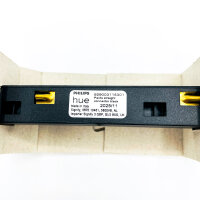 Philips Hue Perifo connector, model 929003115301, straight connector, black, for track lighting systems