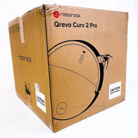 Roborock Qrevo Curv 2 Pro Saugroboter, 25.000 Pa, Wischfunktion, anhebender Mopp, Anti-Tangle, Reactive AI, Weiß, leichter Kratzer