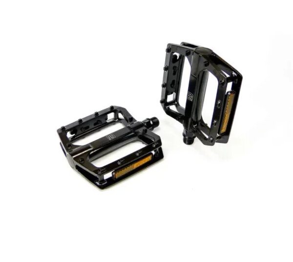 NG Sports Celantroo 1713-25 Bicycle Pedals, Platform, Reflector, Non-slip, Black