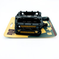 NG Sports Celantroo 1713-25 Bicycle Pedals, Platform, Reflector, Non-slip, Black