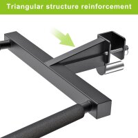 Kipika Y-Shape Dip Bar, 3x3 inch, Dip Bars, Power Cage Accessory, Robust Steel Construction, Easy Assembly