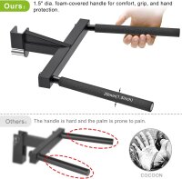 Kipika Y-Shape Dip Bar, 3x3 inch, Dip Bars, Power Cage Accessory, Robust Steel Construction, Easy Assembly