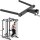 Kipika Y-Shape Dip Bar, 3x3 inch, Dip Bars, Power Cage Accessory, Robust Steel Construction, Easy Assembly