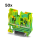 Phoenix Contact PT 6-PE 3211822 Schutzleiter-Reihenklemme, 10-12 mm, 50 Stück, grün-gelb, für Hutschiene