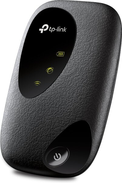 TP-Link M7200 mobiler 4G/LTE-Router, WLAN-Hotspot, 150 Mbit/s Download, 50 Mbit/s Upload, 2000 mAh Akku, Schwarz