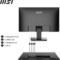 MSI Pro MP243X Monitor, 23,8", Full HD, IPS, 100 Hz, Modell 3PB5, kleiner Kratzer am Display