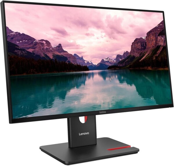 Lenovo ThinkVision T24-40 Monitor, 23,8", IPS, Full HD, 120Hz, USB-C-Hub, HDMI, DisplayPort, VGA