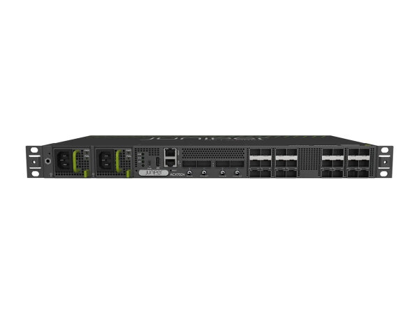 Juniper ACX7024-DC-2PSU Cloud Metro Router, 24 ports, redundant DC power supply, minor signs of use