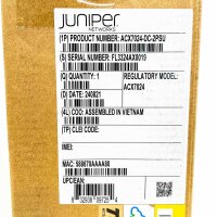 Juniper ACX7024-DC-2PSU Cloud Metro Router, 24 ports, redundant DC power supply, minor signs of use