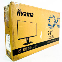 iiyama ProLite XUB2491H-B1 Monitor, 23,8", IPS, Full HD, 100 Hz, höhenverstellbar, schmaler Rahmen