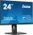iiyama ProLite XUB2491H-B1 Monitor, 23,8", IPS, Full HD, 100 Hz, höhenverstellbar, schmaler Rahmen