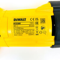 DeWalt DCS380 reciprocating saw 18V XR, 28.6mm stroke, without battery, Type 2, powerful & compact
