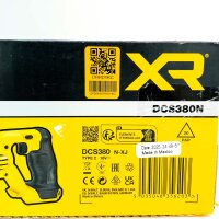 DeWalt DCS380 reciprocating saw 18V XR, 28.6mm stroke, without battery, Type 2, powerful & compact