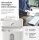 HP OneShred 8CC Aktenvernichter, Modell 2801, 8-Blatt-Kapazität, automatischer Papiereinzug, 15L Auffangbehälter