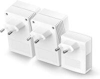 TP-Link TL-WPA4220TKIT Powerline Adapter Set, AV600, WLAN, 500 Mbps, 2 LAN ports, 3-piece kit