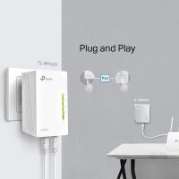TP-Link TL-WPA4220TKIT Powerline Adapter Set, AV600, WLAN, 500 Mbps, 2 LAN ports, 3-piece kit