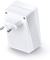 TP-Link TL-WPA4220 Powerline Adapter, AV600, WLAN-N300, 600 Mbit/s LAN, 300 Mbit/s WLAN, 2,4 GHz, Weiß