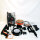 Black+Decker BXPW1600PE pressure washer, 1600W, 125 bar, 420 l/h, 220–240V, with accessories, compact, portable