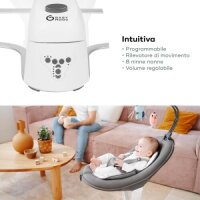 Babymoov Swoon Motion 3954820, electric baby swing, 360° rotatable, 5 swing speeds, music, timer, from birth