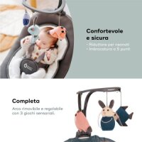 Babymoov Swoon Motion 3954820, electric baby swing, 360° rotatable, 5 swing speeds, music, timer, from birth