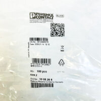 Phoenix Contact KMK 2 cable markers, 100 pieces, plastic, for cable identification, durable, easy installation