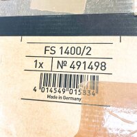 Festool FS 1400/2 Führungsschiene 1400 mm, Zubehör für Sägen, präzises Führen, rutschfest, Modell 491498