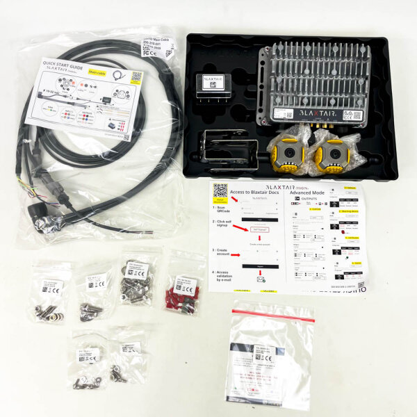 Blaxtair Origin BXT0 Starter Pack, Personenerkennungssystem, Komplettset mit 2 Kameras, 10–32 V DC, IP67, 3 m Aviation Plug, GPS/Kamerakabel 5 m