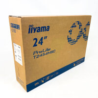 iiyama ProLite T2454MSC-B3AG, 23,8" Full HD LED-Touchscreen, 10-Punkt-Multi-Touch, entspiegeltes Display, schwarz