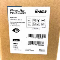 iiyama ProLite T2454MSC-B3AG, 23,8" Full HD LED-Touchscreen, 10-Punkt-Multi-Touch, entspiegeltes Display, schwarz