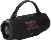 JBL Charge 6 Bluetooth-Lautsprecher, 28h Akku, IP68 wasserdicht/staubdicht, stoßfest, AI Sound Boost, Auracast, schwarz