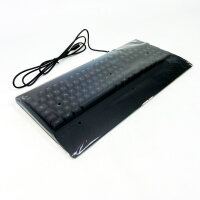 Logitech G213 Prodigy Gaming-Tastatur, QWERTY, schwarz, RGB, programmierbare Tasten, Multimedia-Steuerung, Handballenauflage, spritzwassergeschützt