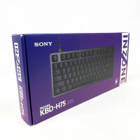 Sony INZONE KBD-H75 Gaming-Tastatur, 75% TKL, QWERTY, magnetische Switches, Fast Trigger, 8000 Hz, RGB, Aluminium, PC FPS, schwarz