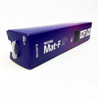 Sony INZONE Mat-F Gaming-Mauspad, 480x400 mm, präzise Oberfläche, rutschfeste SlimFlex-Basis, 6 mm Schaum, flache Kanten, schwarz