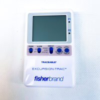 Fisherbrand Traceable Excursion-Trac Datenlogger-Thermometer 15-079-721, Temperaturüberwachung, Speicherfunktion, Alarm, LCD-Anzeige