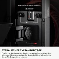 Secretlab MAGNUS Monitorhalterung, für Ultrawide-Monitore bis 57", 8-16 kg Tragkraft, stabiler Neigungsmechanismus, schwarz