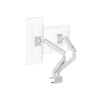 Secretlab Magnus M-MONARM2-WHT Dual-Monitorarm, höhenverstellbare Monitorhalterung für 2 Monitore, Pure White, integriertes Kabelmanagement