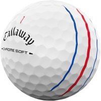 Callaway Chrome Soft 2026 Triple Track Golf Balls, 12 pieces, precise alignment, soft feel, high ball speed