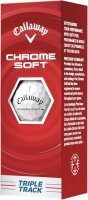 Callaway Chrome Soft 2026 Triple Track Golf Balls, 12 pieces, precise alignment, soft feel, high ball speed