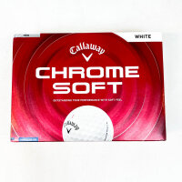 Callaway Chrome Soft 2026 Golf Balls, 12 pieces, soft feel, high ball speed, precise control