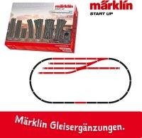 Märklin Start Up 24905 H0 Gleis, gebogenes Modellbahn-Gleis, Einsteigerfreundlich, robust, kompatibel