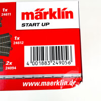 Märklin Start Up 24905 H0 Gleis, gebogenes Modellbahn-Gleis, Einsteigerfreundlich, robust, kompatibel
