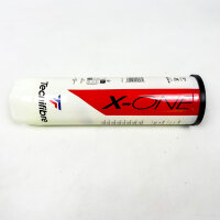 Tecnifibre X-ONE Tennisbälle, Premium-Qualität, 1 Dose à 4 Stück, langlebig, für Turnier- und Clubspieler