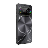 FOSSIBOT F114 Smartphone, 128GB, 4GB RAM, 6,67" HD IPS, 5000mAh, IP68, Android 15, Octa-Core, 50MP, Dual-SIM, NFC, GPS, Schwarz