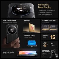 FOSSIBOT F109S Smartphone, 256GB, 6GB RAM, 10600mAh,...