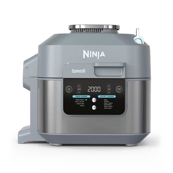 Ninja Speedi ON400EU Multicooker 5.7L, 10 Functions, Air Fryer, Steamer, Sea Salt Grey