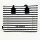 Karl Lagerfeld IKON Nylon Stripes Shopper-Tasche, Modell A2W30176, Tote Bag, 37x29x12 cm, gestreiftes Design