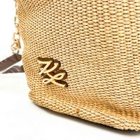 Karl Lagerfeld K/Autograph SM Bucket Bag, 10x25x16 cm, Raffia Look, Model A2W30203