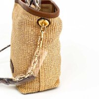 Karl Lagerfeld K/Autograph SM Bucket Bag, 10x25x16 cm, Raffia Look, Model A2W30203